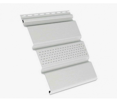 Софит белый с центральной перфорацией от производителя Россия по цене 480 р Софит белый с центральной перфорацией от производителя Россия по цене 480 р