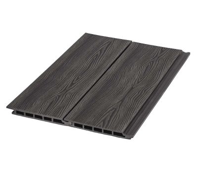 Фасадная доска Nature 3D Графит от производителя  NanoWood по цене 450 р