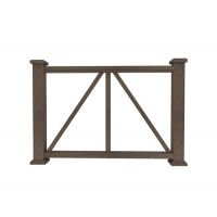 Ограждение из ДПК Е1 коричневый Ограждение из ДПК Е1 коричневый