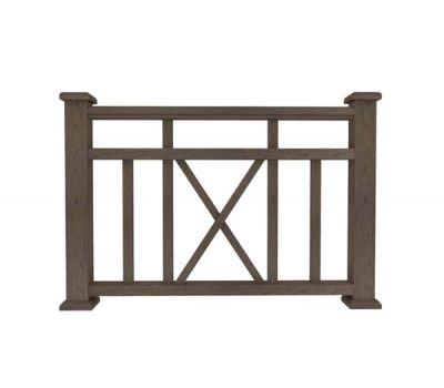 Ограждение из ДПК Р1 коричневый от производителя Dortmax по цене 8 860 р Ограждение из ДПК Р1 коричневый от производителя Dortmax по цене 8 860 р