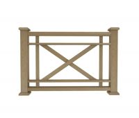 Ограждение из ДПК О1 натуральный Ограждение из ДПК О1 натуральный