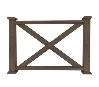 Ограждение из ДПК М1 коричневый от производителя Dortmax по цене 8 860 р Ограждение из ДПК М1 коричневый от производителя Dortmax по цене 8 860 р