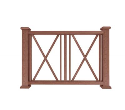 Ограждение из ДПК И1 терракот от производителя Dortmax по цене 8 860 р Ограждение из ДПК И1 терракот от производителя Dortmax по цене 8 860 р