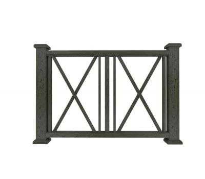 Ограждение из ДПК И1 черный от производителя Dortmax по цене 8 860 р Ограждение из ДПК И1 черный от производителя Dortmax по цене 8 860 р