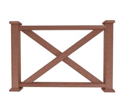 Ограждение из ДПК М1 терракот от производителя Dortmax по цене 8 860 р Ограждение из ДПК М1 терракот от производителя Dortmax по цене 8 860 р