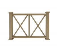 Ограждение из ДПК З1 натуральный Ограждение из ДПК З1 натуральный