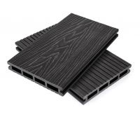 Террасная доска пустотелая ДПК Графит Террасная доска пустотелая ДПК Графит