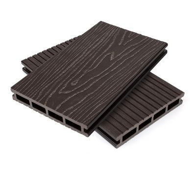 Террасная доска пустотелая ДПК Венге от производителя NanoWood по цене 490 р Террасная доска пустотелая ДПК Венге от производителя NanoWood по цене 490 р