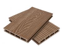 Террасная доска пустотелая ДПК Орех Террасная доска пустотелая ДПК Орех