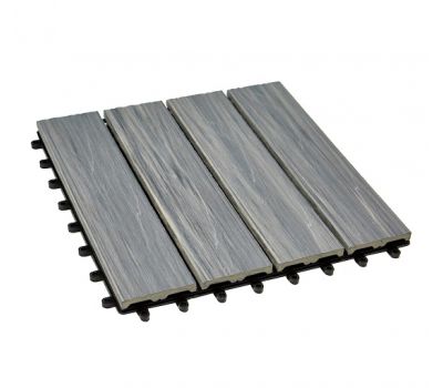 Садовый паркет ДПК Garden Modern, Патина Серый от производителя Cm Decking по цене 380 р Садовый паркет ДПК Garden Modern, Патина Серый от производителя Cm Decking по цене 380 р