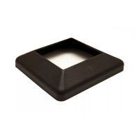 Крышка нижняя ПВХ для столба 125х125 Графит