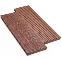 Террасная доска ДПК Monolit 3D - Тик Террасная доска ДПК Monolit 3D - Тик