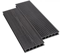 Террасная доска ДПК Praktik Optimum - Графит Террасная доска ДПК Praktik Optimum - Графит