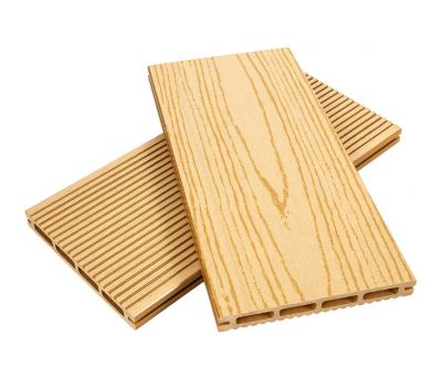 Террасная доска пустотелая ДПК ECO New Натуральный от производителя NanoWood по цене 311 р Террасная доска пустотелая ДПК ECO New Натуральный от производителя NanoWood по цене 311 р