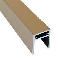 П-профиль алюминиевый 35x25 Дуб П-профиль алюминиевый 35x25 Дуб