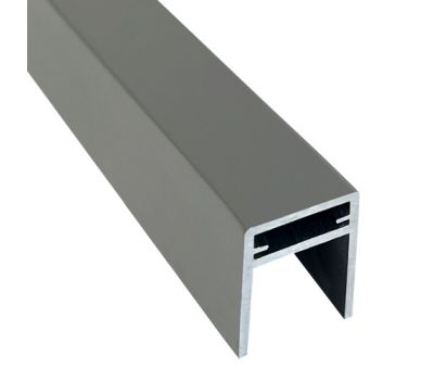 П-профиль алюминиевый 35x25 Серый от производителя EasyDecking по цене 750 р П-профиль алюминиевый 35x25 Серый от производителя EasyDecking по цене 750 р