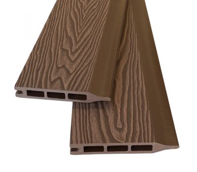 Заборная панель (шип-паз) Wood-X 146х20 Коричневый 3D от производителя  EasyDecking по цене 510 р