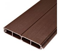 Заборная доска из ДПК VELVET - Шоколад Заборная доска из ДПК VELVET - Шоколад