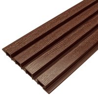 Доска Фасадная из ДПК Wood Рейка Шоколад