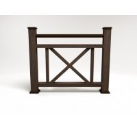 Ограждение ДПК цвет Венге Сборка №2 Ограждение ДПК цвет Венге Сборка №2