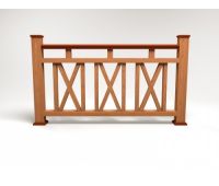 Ограждение ДПК цвет Терракот Сборка №3 Ограждение ДПК цвет Терракот Сборка №3