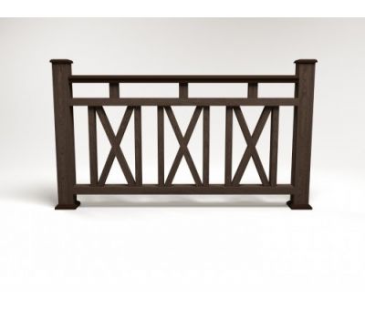 Ограждение ДПК цвет Венге Сборка №3 от производителя Faynag по цене 5 950 р Ограждение ДПК цвет Венге Сборка №3 от производителя Faynag по цене 5 950 р