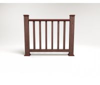 Ограждение ДПК цвет Шоколад Сборка №5 Ограждение ДПК цвет Шоколад Сборка №5