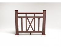 Ограждение ДПК цвет Шоколад Сборка №6 Ограждение ДПК цвет Шоколад Сборка №6