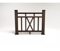 Ограждение ДПК цвет Венге Сборка №6 Ограждение ДПК цвет Венге Сборка №6