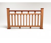 Ограждение ДПК цвет Терракот Сборка №8 Ограждение ДПК цвет Терракот Сборка №8