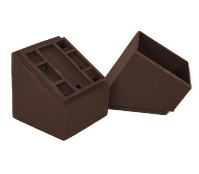 Крепление балясины наклонное Венге от производителя GardenParkett по цене 300 р Крепление балясины наклонное Венге от производителя GardenParkett по цене 300 р