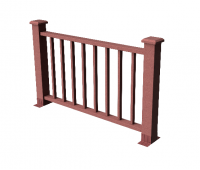 Декоративные ограждения ДПК "Альма 1500 (DIY)"скрытые крепежи, Мербау, шлифованное Декоративные ограждения ДПК "Альма 1500 (DIY)"скрытые крепежи, Мербау, шлифованное