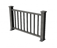 Декоративные ограждения ДПК "Альма 1500 (DIY)"скрытые крепежи, Серый базальт, шлифованное Декоративные ограждения ДПК "Альма 1500 (DIY)"скрытые крепежи, Серый базальт, шлифованное