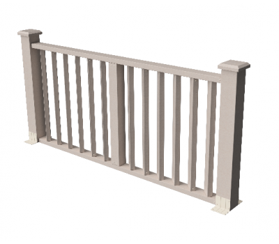 Декоративные ограждения ДПК "Бруклин", Выбеленный дуб, Венге, шлифованное от производителя GrinderDeco по цене 7 591 р Декоративные ограждения ДПК "Бруклин", Выбеленный дуб, Венге, шлифованное от производителя GrinderDeco по цене 7 591 р