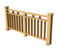 Декоративные ограждения ДПК " Европа", Песчаник, шлифованное Декоративные ограждения ДПК " Европа", Песчаник, шлифованное