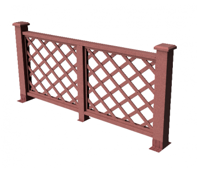 Декоративные ограждения ДПК " Ламбет", Мербау, шлифованное от производителя GrinderDeco по цене 6 641 р Декоративные ограждения ДПК " Ламбет", Мербау, шлифованное от производителя GrinderDeco по цене 6 641 р