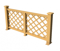 Декоративные ограждения ДПК " Ламбет", Песчаник, шлифованное Декоративные ограждения ДПК " Ламбет", Песчаник, шлифованное