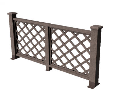 Декоративные ограждения ДПК " Ламбет", Венге, шлифованное от производителя GrinderDeco по цене 6 641 р Декоративные ограждения ДПК " Ламбет", Венге, шлифованное от производителя GrinderDeco по цене 6 641 р