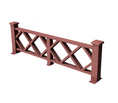 Декоративные ограждения ДПК " Миллениум", Мербау, шлифованное от производителя GrinderDeco по цене 5 691 р Декоративные ограждения ДПК " Миллениум", Мербау, шлифованное от производителя GrinderDeco по цене 5 691 р