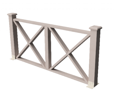 Декоративные ограждения ДПК " Тауэр", Выбеленный дуб, шлифованное от производителя GrinderDeco по цене 5 216 р Декоративные ограждения ДПК " Тауэр", Выбеленный дуб, шлифованное от производителя GrinderDeco по цене 5 216 р