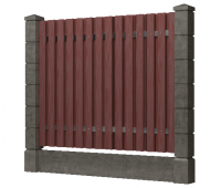 Доска заборная ДПК, шлифованная Мербау Доска заборная ДПК, шлифованная Мербау