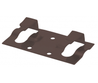 Кляймер стартовый для монтажа наличника Коричневый Кляймер стартовый для монтажа наличника Коричневый