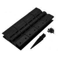 Угол поворотный от 60° до 180° пластик для доски 300х25-30 из ДПК Чёрный Угол поворотный от 60° до 180° пластик для доски 300х25-30 из ДПК Чёрный