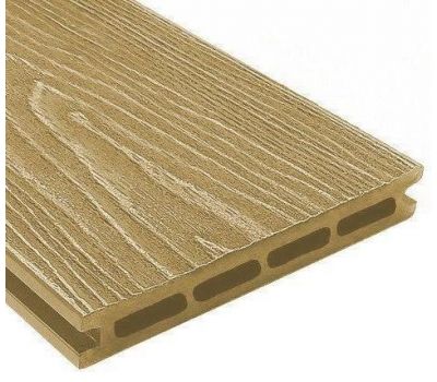 Террасная доска ДПК универсальная шовная с тиснением Кедр от производителя Holzhof по цене 354 р Террасная доска ДПК универсальная шовная с тиснением Кедр от производителя Holzhof по цене 354 р