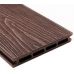 Террасная доска ДПК универсальная шовная с тиснением Коричневый от производителя Holzhof по цене 322 р Террасная доска ДПК универсальная шовная с тиснением Коричневый от производителя Holzhof по цене 322 р