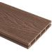 Террасная доска ДПК (Middle) Esthetic Wood шовная с 3D тиснением Тёмно-коричневый от производителя  Holzhof по цене 606 р