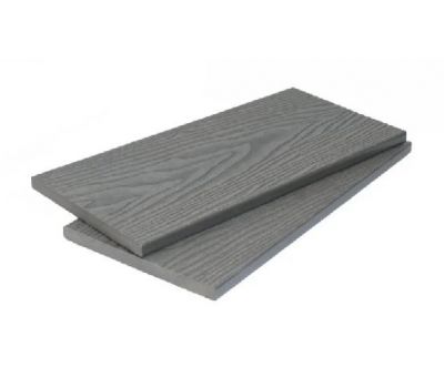 Доска универсальная ДПК 3D+3D, двухсторонняя заборная Серый от производителя  Polivan Group по цене 645 р