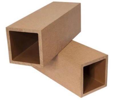 Столб из ДПК без фактуры Песочный от производителя  Polivan Group по цене 1 440 р