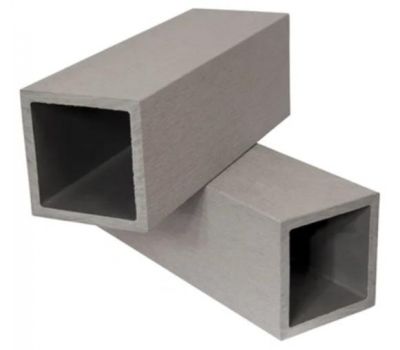 Столб из ДПК без фактуры Серый от производителя Polivan Group по цене 1 440 р Столб из ДПК без фактуры Серый от производителя Polivan Group по цене 1 440 р