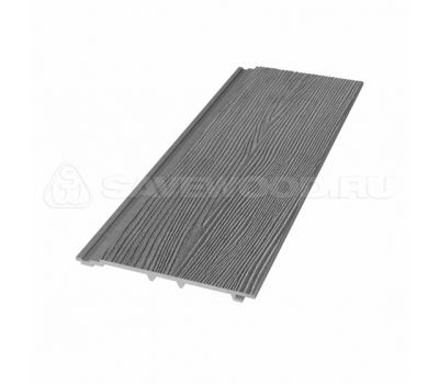 Cайдинг из ДПК SW Cedrus (R) радиальный распил Пепельный от производителя  Savewood по цене 343 р